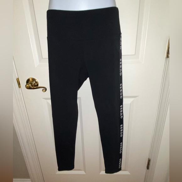 Women’s athletic Guess racer stripe leggings. NWT - Picture 1 of 10